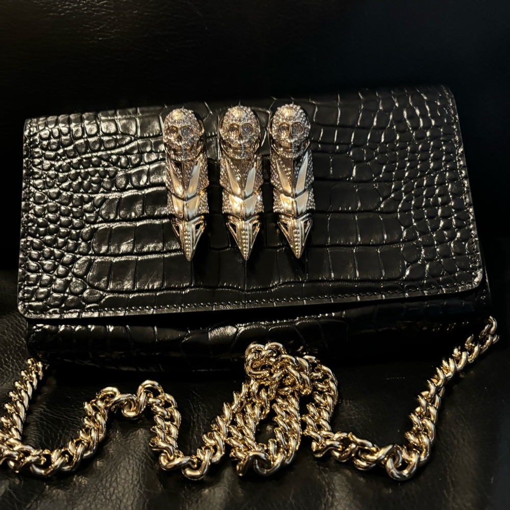 Philip Plien-Claw Clutch with Crystals💎🎉🥇